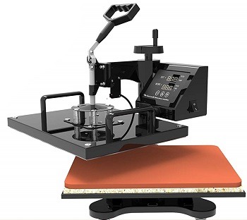 Heat Transfer Machine -SUNCOO 12x15 inches Swing-Away Digital 8 in 1 Heat Press