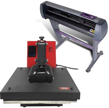 vinyl cutter and heat press