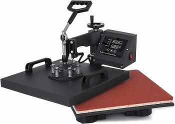 VEVOR Heat Press Machine15x15inch 5 in 1 Digital review